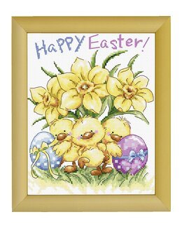 Broderikit Tavla Happy Easter