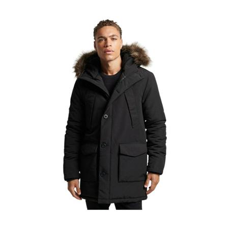 Superdry, Parkas Blauw, Heren, Maat:M