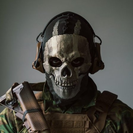 Call of Duty Ghosts Skull Mask Unisex För Fans av Soda Games