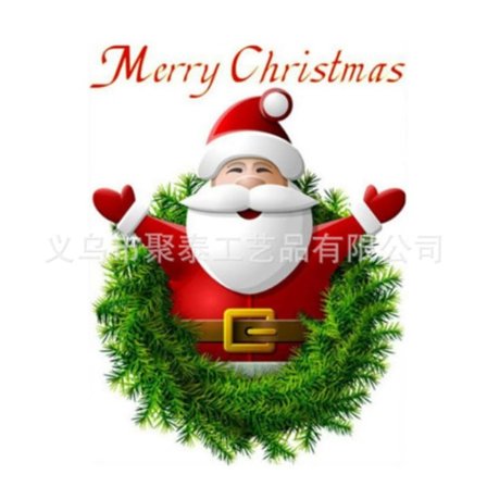 25-26 Julemærker krystal juletræ krans Julemand ornamenter glasmærkater