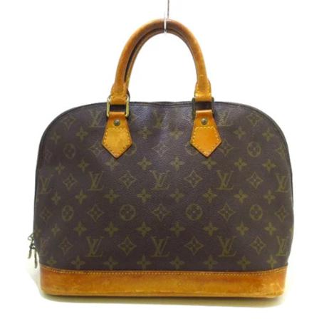 Louis Vuitton Vintage Pre -owned Polyester Alma Brun, Dame Vintage Tasker, Størrelse: ONE Size