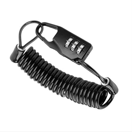 Kompakt Minilås med 1 Meter Stålvajer