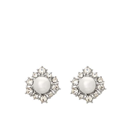 Lily and Rose Emily Pearl Earrings - Ivory Örhängen Dam Silver ONESIZE