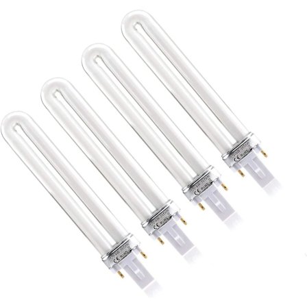 4 kpl/setti Vaihtopolttimot 9W UV 365nm Lampun Polttimoputki Kynsitaidekuivuriin UV-lampun Valo