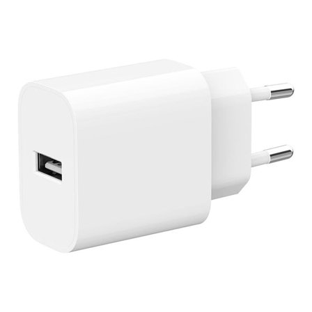 Vægoplader med USB 5V 2,4A - Hvid