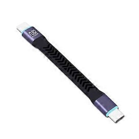 Rask UsbC til UsbC-kabel 20 Gbps Hurtiglading USB 3.2 TypeC Høyhastighets Datakabel Kort Linje 10 CM