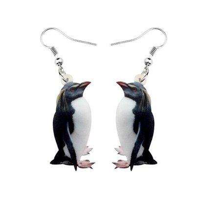 Earrings - Penguin - Acrylic