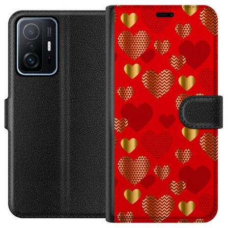 Kompatibelt Lommeboketui til Xiaomi Xiaomi 11T GoldenHearts