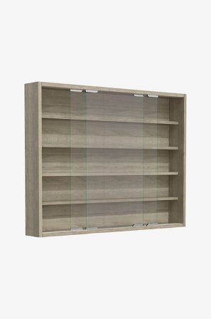 VCM - Vcm Vægvitrine Agisa L - Beige - Skabe - Fra Homeroom