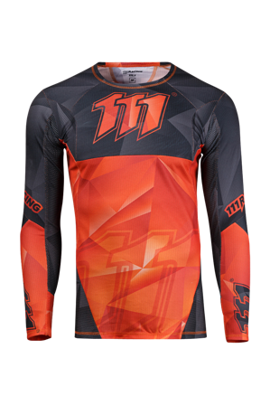 Bluză Motocross 111Racing 111.1 Razor portocaliu XS