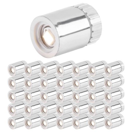 36 st Miniatyrbelysning för, Miniatyr LED-lampor för Hantverk, Mini Spotlights Batteridrivna (Varmvitt)