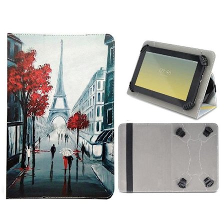 Flip Fodral till 9-10.2" Surfplattor Universel - Lovers in Paris