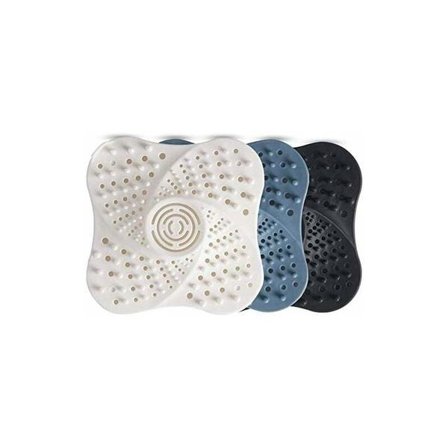 3-pak Hårfanger til bruseafløb Hårfilter Afløbsfilter Badekarfilter Silikonerør Afløbs Hårfanger Stopfilter med sugekop Badeværelse