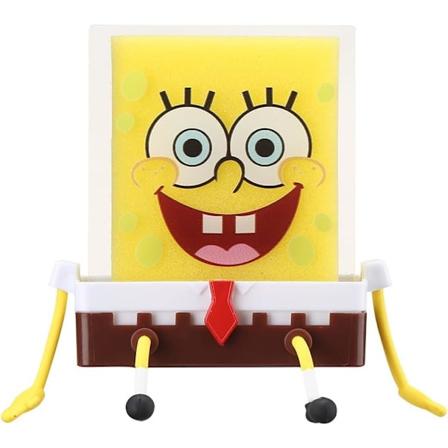 Piirretty sieniteline, keitti n sieniteline Spongebob-teemalla, tiskialtaan hylly sienien valuttamiseen