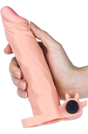 Kjøp Pleasure X-Tender Vibrating Penis Sleeve - Penisforlenger/Sleeve med vibrator | God pris