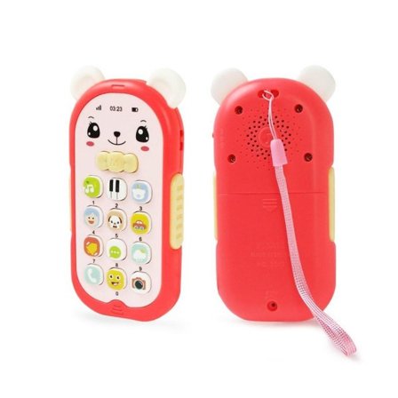 Baby telefon leke telefon musikk lyd maskin for barn spedbarn tidlig pedagogisk mobil telefon leker