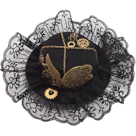 Naisten Mini Steampunk Pyöreä Hattu