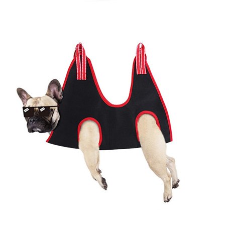 Hängmatta för hund och katt, trimning av husdjursklor, trimning av hår, pälsvårdshängmatta