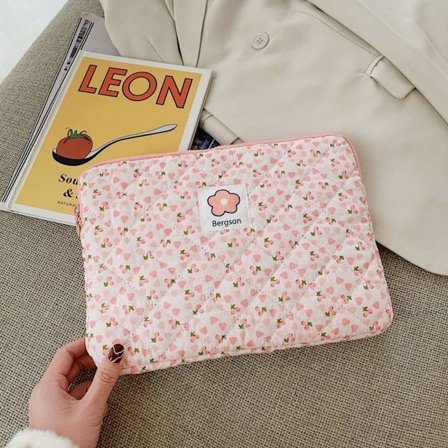 Kannettavan tietokoneen suojakotelo 11 TUUMAA VAALEANPUNAINEN KUKKA VAALEANPUNAINEN KUKKA 11 tuumaaVaaleanpunainen kukka