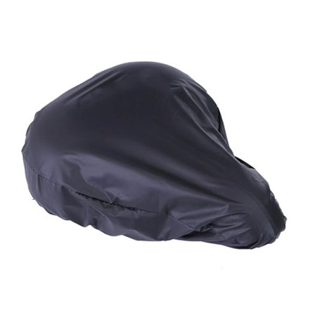 Vattentätt Återanvändbart Sadelöverdrag för Mountainbike Utomhuscykling Regnskydd Svart