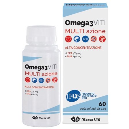 Omega 3 Viti Multi Azione 60 Perle - Integratore Benessere
