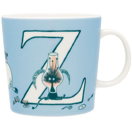 Arabia ABC Z Mummikrus 40 cl - Kjøp Mummikopper hos Bakeren og Kokken' - 'Blå