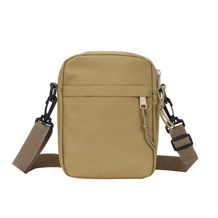 Messenger Bag Casual Enkel Mobiltelefon Veske Liten Skulder Bag ins Fashion Merke Menn Ryggsekk (Khaki)