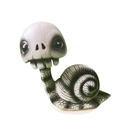 Halloween Kranie Neglefigur Rystende Hoved Snegl Kranie Ornament Bobbleheads Skeletdukke Til Halloween Fest