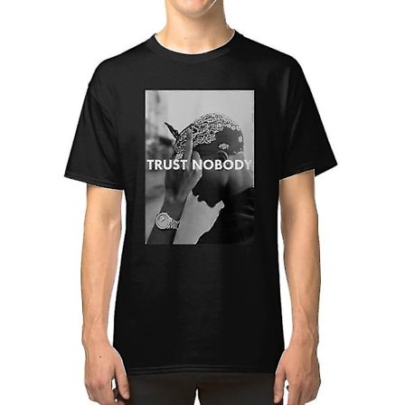Tupac 2 Pac Shakur Trust Nobody Rolig Gym Sport Löpning No Pac No Gain T-shirt Kläder