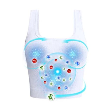 Ionic Shaping ärmlös skjorta Ionic Shaping Vest WHITE M