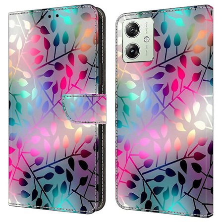 Pung Telefon Cover til Motorola Moto G54 5G Cover 3D Mønster Print Læder Flip Cover