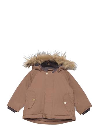 Wally Fake Fur Jacket, M Outerwear Snow/ski Clothing Snow/ski Jacket Brun Mini A Ture