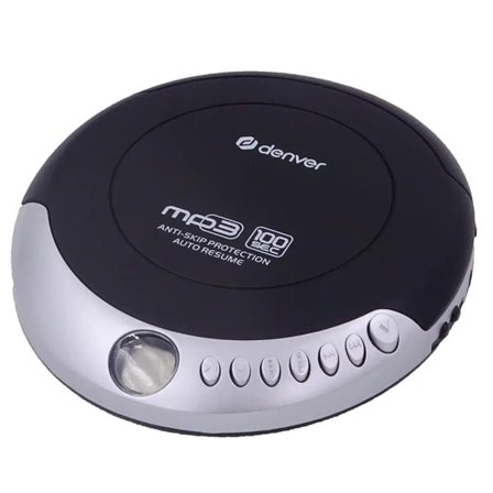 Denver portabel CD-spelare med anti-skip och MP3-stöd