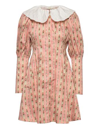 Beth Dress Knelang Kjole Rosa Notes Du Nord