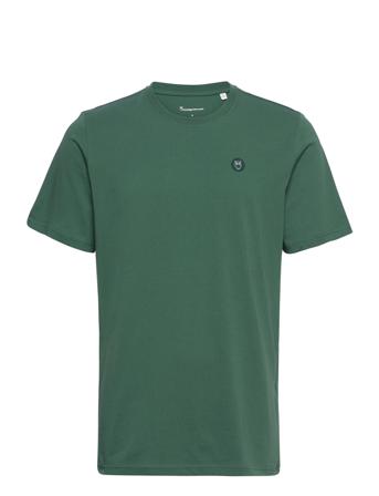 Badge T-Shirt - Gots/Vegan T-shirt Grøn Knowledge Cotton Apparel