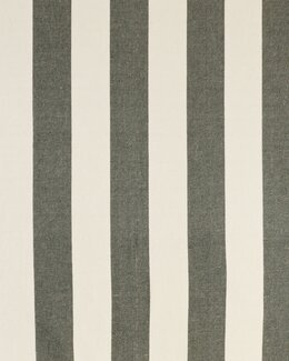 Gardintyg metervara Filippa garnfärgad randig 150 cm Grön