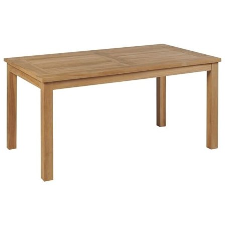 vidaXL Soffbord teak 90x50x45 cm