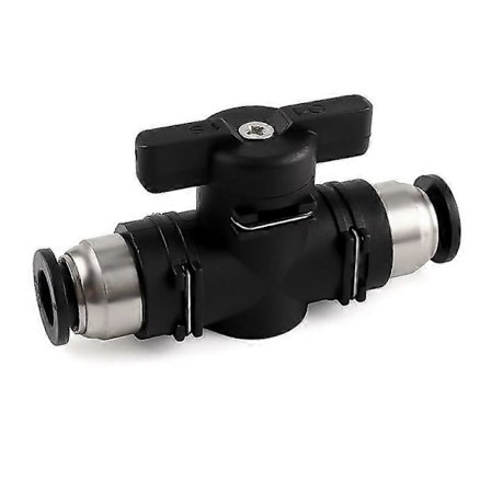 Pneumatisk Kobling, Svart Luft Pneumatisk 2-veis Hurtigkoblingsadapter BUC Manuell FUB