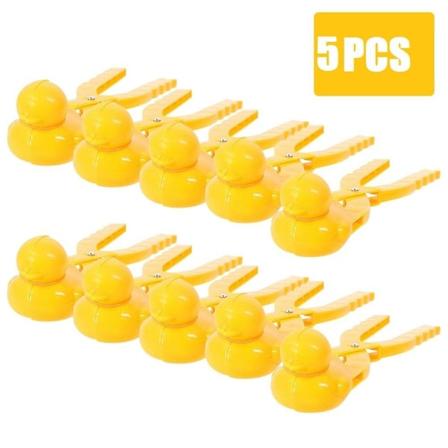 1-5 stk Snowball Maker Clip Plast tegneserie And Vinter Snøform Verktøy for snøballkamp Utendørs morsomme sportsleker 20x5cm - Perfet 5pcs 20X5cm