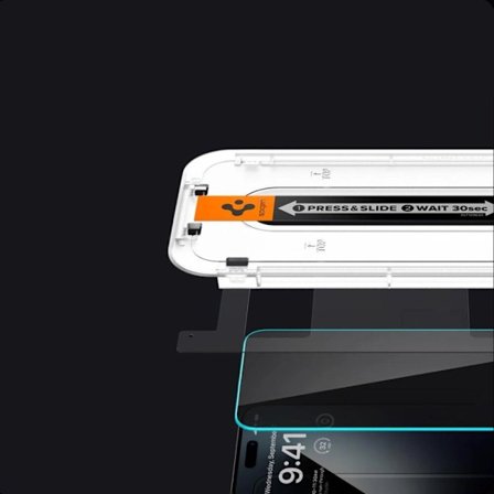 HERDET GLASS SPIGEN GLAS.TR "EZ FIT" 2-PACK IPHONE 15 BESKYTTELSE