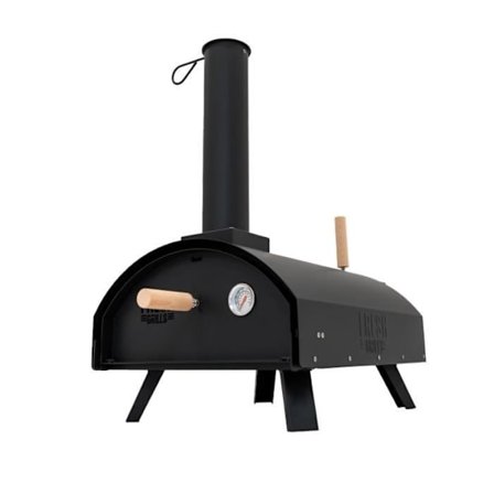 Bærbar udendørs pizzaovn - MONSTERSHOP - diameter 30 cm - brænde-/kulfyr - 1200W - timer