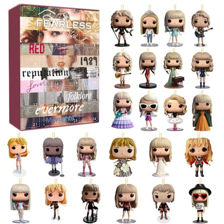 Jul Taylor Swift blind box söt minifigur ryggsäcksdekoration hänge Jul blind box