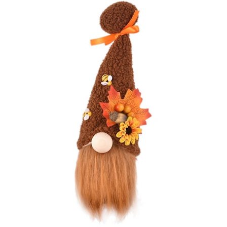 Høstfestival Nisser Dukke Solsikker Dreng og Pige Dukker Bær Ornamenter Husholdning Sød Dekoration Dekoration Tilbehør, A