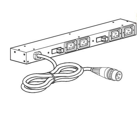 APC Basic Rack PDU AP6032A - strømfordelerenhet