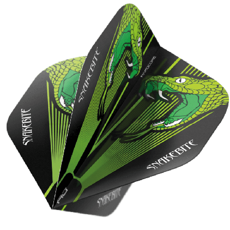 Peter Wright Snakebite Green Transparent Standard