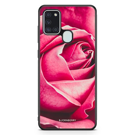 Bjornberry Skal Samsung Galaxy A21s - Röd Ros