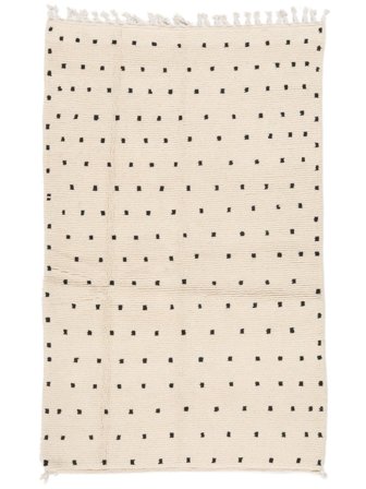 151X243 Tapis Berber Moroccan - Beni Ourain Moderne Beige/Orange (Laine, Maroc) Carpetvista
