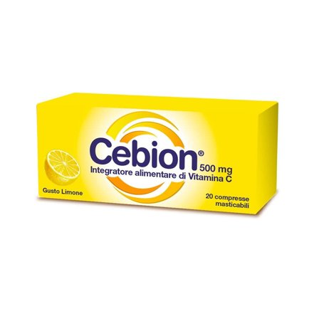 Cebion Masticabile Limone Vitamina C 20 Compresse