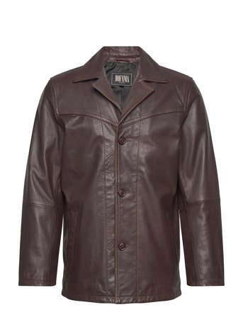 James Leather Jacket Brown Jofama
