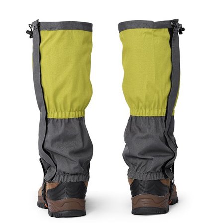 1 par utendørs vanntett sport klatring fottur gamasjer sko støvler deksel grønn